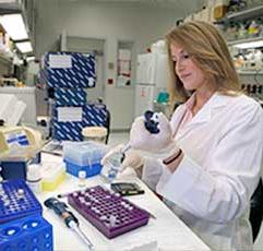 USA Researcher working in a laboratory